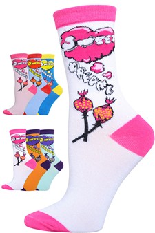 Sweet Dreams! Lady's Novelty Crew Socks