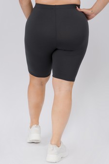 Women's My Kind of Look Peach Skin Biker Shorts (L/XL only) style 3
