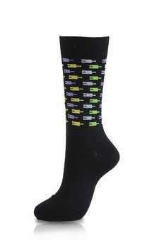 Men's Cotton Blended Dress Socks style 4