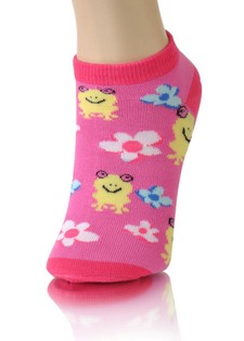 FROGS AND LILY PADS LOW CUT SOCKS style 2
