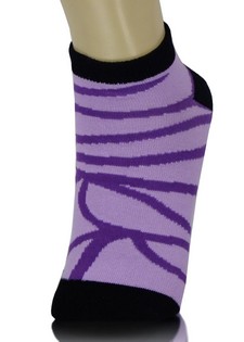 NEON ANIMAL STRIPED LOW CUT SOCKS style 2
