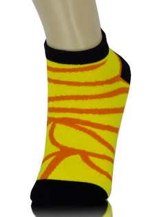 NEON ANIMAL STRIPED LOW CUT SOCKS style 4