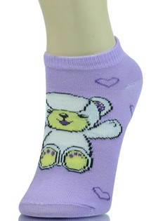 TEDDY BEAR LOW CUT SOCKS