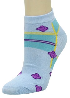 GEOMETRIC BLOSSOM LOW CUT SOCKS