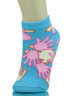 HAND PRINT LOW CUT SOCKS style 3