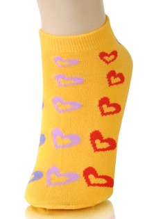 HEARTS IN A ROW LOW CUT SOCKS