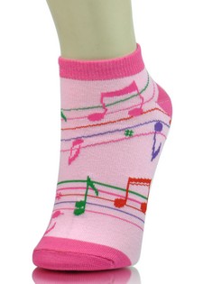 MUSICAL BARS LOW CUT SOCKS style 2