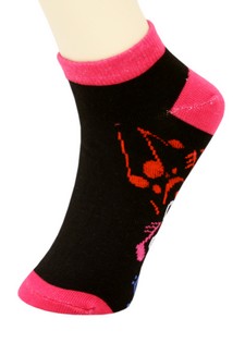 MUSIC SYMBOLS LOW CUT SOCKS style 4