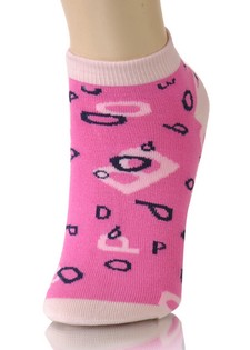ALPHABET SOUP LOW CUT SOCKS style 4