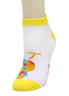 CIRCULAR CLUSTER LOW CUT SOCKS style 2