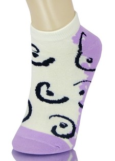 CRESCENT SHAPES LOW CUT SOCKS