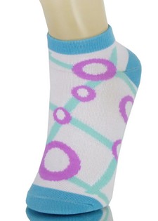 CONNECTING O'S AND X'S LOW CUT SOCKS