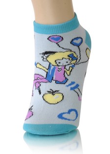 GIRL WITH BALLOONS LOW CUT SOCKS style 4