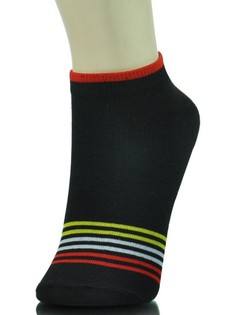 CANDY STRIPE PANEL LOW CUT SOCKS style 3