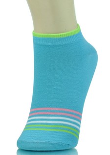 CANDY STRIPE PANEL LOW CUT SOCKS style 4