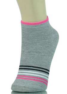 CANDY STRIPE PANEL LOW CUT SOCKS style 5
