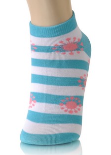 DANDELION STRIPED LOW CUT SOCKS style 2