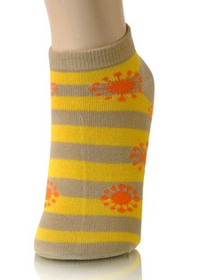 DANDELION STRIPED LOW CUT SOCKS style 6