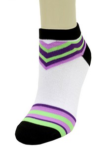 SUPER HERO STRIPED LOW CUT SOCKS style 6