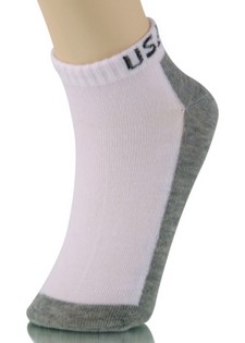 TWO TONED USA SPORT SOCKS LOW CUT style 2