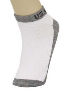 TWO TONED USA SPORT LOW CUT SOCKS style 3