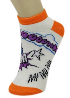 BAM! BOOM! COMIC BOOK LOW CUT SOCKS