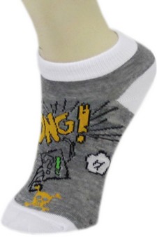 COMIC BOOK LOW CUT SOCKS