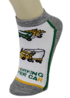 WORKING TRUCKS BOYS LOW CUT SOCKS