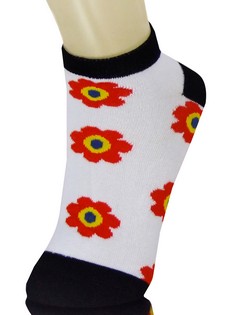 FUN FLOWER BLOSSOM LOW CUT SOCKS