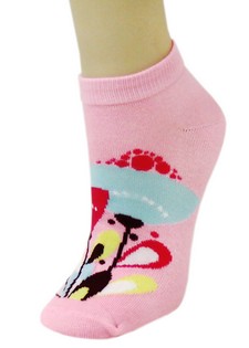 RETRO FLOWERS LOW CUT SOCKS