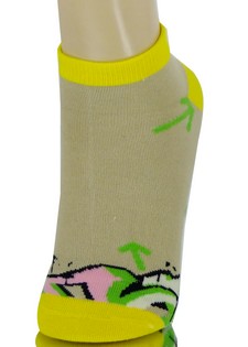 COLORFUL ARROWS LOW CUT SPANDEX SOCKS style 3