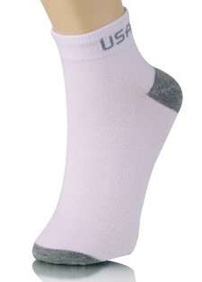 USA CONTRAST TOE LOW CUT SOCKS style 2