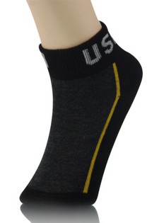 USA PIN STRIPE ANKLE CUT SOCKS style 3