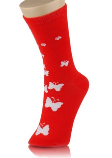 FADING BUTTERFLIES CREW SOCKS style 3