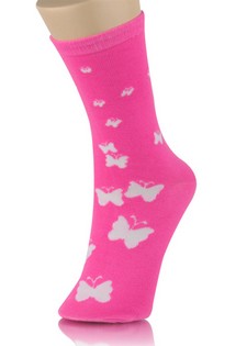 FADING BUTTERFLIES CREW SOCKS style 5