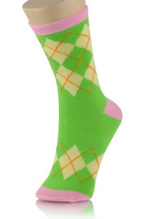 ARGYLE CREW SOCKS style 2