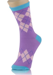 ARGYLE CREW SOCKS style 3