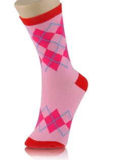 ARGYLE CREW SOCKS style 6