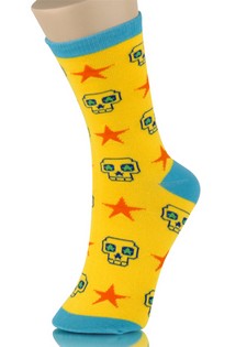 SKULL & STAR NOVELTY SOCKS style 3