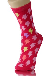 LIGHTNING BOLT CREW SOCKS style 5