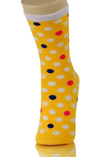 BUNNIES AND POLKA DOTS CREW SOCKS style 4