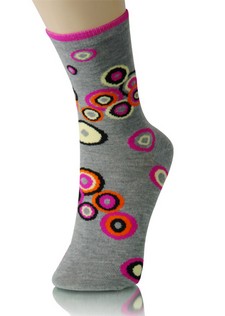 PSYCHADELIC TARGET CREW SOCKS style 2
