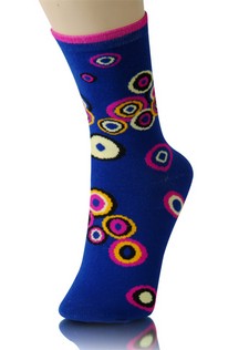 PSYCHADELIC TARGET CREW SOCKS style 3
