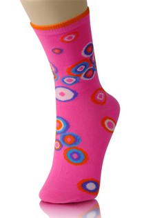 PSYCHADELIC TARGET CREW SOCKS style 5