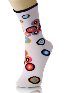 PSYCHADELIC TARGET CREW SOCKS style 6