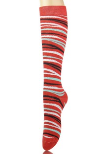 COLORFUL TIGER STRIPE KNEE SOCKS style 3