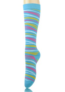 COLORFUL TIGER STRIPE KNEE SOCKS style 4