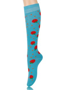 STRAWBERRY KNEE HIGH SOCKS style 6