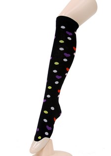 HEARTS AND SPOTS KNEE HIGH SOCKS style 2