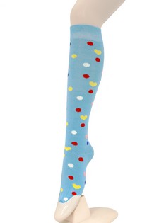 HEARTS AND SPOTS KNEE HIGH SOCKS